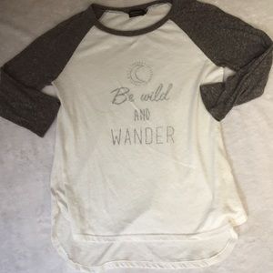 Be Wild And Wander Raglan Tee